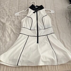 White and Black Women's active Dress